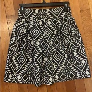 patterned skirt